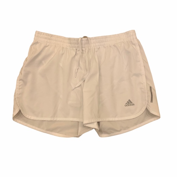 adidas Pants - Adidas White M4 Energy Running Shorts